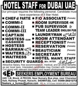 Job Vacancies In Dubai 2020