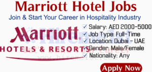 Hotel Jobs in Dubai UAE: