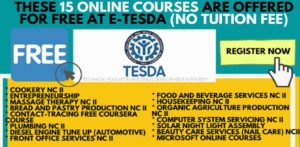 TESDA SCHOLARSHIP OPPERTUNITIES 2022: