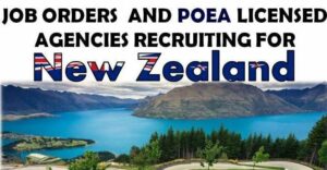 New Zealand Job Hiring For Filipinos in 2022: