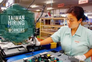 Factory Worker Jobs in Taiwan 2022
