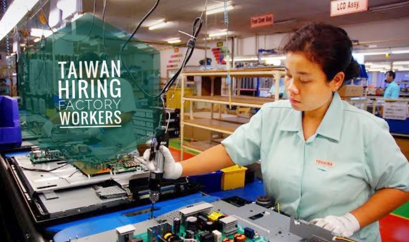 Factory Worker Jobs in Taiwan 2022