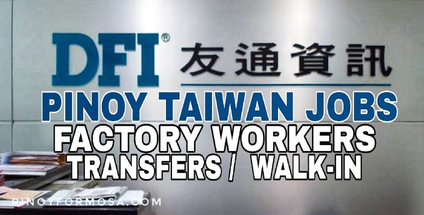 JOB Hiring in Taiwan Visa Sponsorship Program