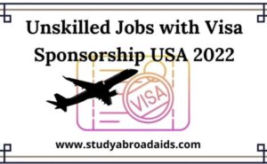 Jobs in USA For Foreigners 2022