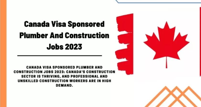 PLUMBER JOB HIRING IN Canada 2023
