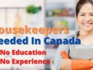 Housekeeping and Cleaners Jobs in Canada 2023